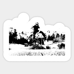 bmx bicycle motocross Sticker